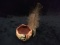 Native American Pottery Ruffled Edge Vase and Feather Pottery Signed M.T. Jemez