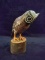 Hand painted and Carved Owl Figure