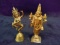 Pair Brass Hindu Idols -1 is Bell