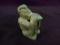 Carved Stone Figure-Native Playing Flute