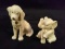 Pair Lenox Animal Figures -Dog and Elephant