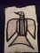 Native American Painted Thunderbird Linen Towel