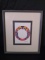 Framed Colored Pen and Embossing - Eagles by Marvin Oliver 1995