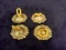 Collection 4 Brass Castanets from Syria