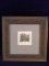 Framed Wood Engraving -Fern Leaves 17/100 signed 1972 Moser