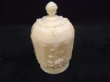 Westmoreland Milk Glass Covered Compote