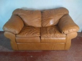 Leather Loveseat