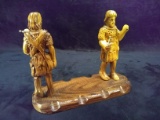 Hand Carved Statue -The Explorers