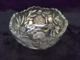 Etched Crystal Bowl