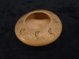 Native American Pottery Bowl with Bird Design