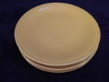 Collection 4 Yellow Fiesta Dinner Plates