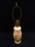 Vintage Jenny Lind English Redware Lamp