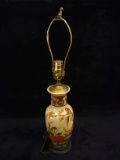 Antique Porcelain Oriental Decorator Lamp