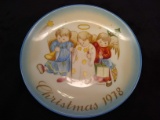 Christmas 1978 Schmid Plate-Heavenly Trio-by Sister Berta Hummel