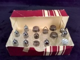 Collection 15  Individual Crystal Salt and Pepper Shakers