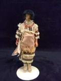 Porcelain Doll-Apache Princess Leaping Water by Ruben Tejada