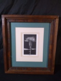 Framed Wood Engraving-The Thistle by Barry Moser 1998