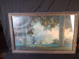 Antique Framed Lithograph-Daybreak-Maxwell Parrish