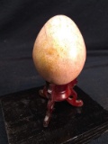 Marble Egg with Stand