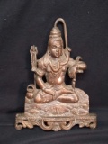 Spelter Hindu Religious Figure Plaque