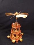 Vintage Wooden Switzerland Candle Carousel