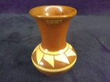 Native American Glazed Pottery Vase-signed