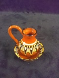 Native American Glazed Miniature Wash Bowl and Pitcher