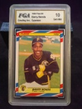 FGA Graded Baseball Card 1988 Barry Bonds Gem Mint 10