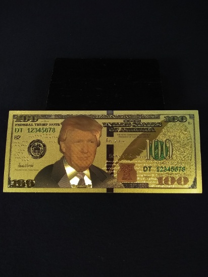 24kt Donald Trump Novelty $100 Note