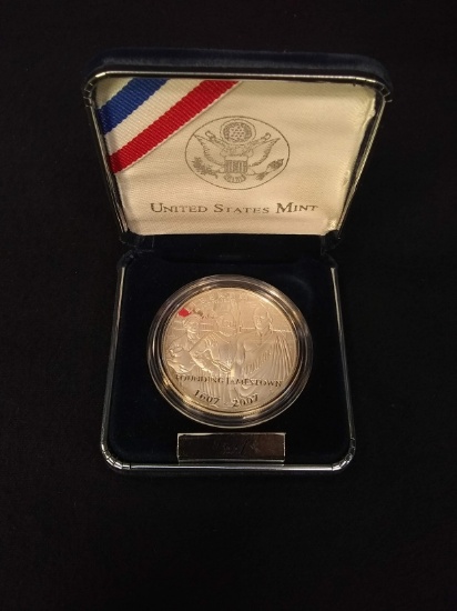 Jamestown 400th Anniversary Commemorative Coin -COA