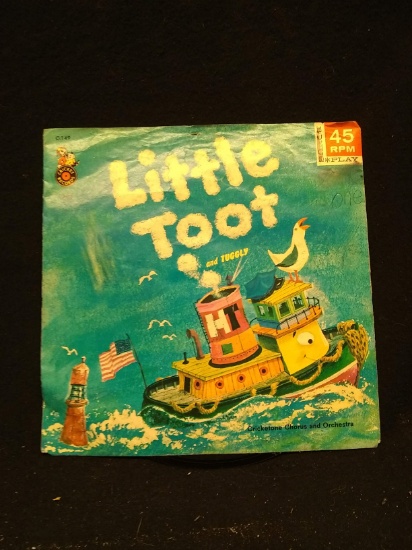 Vintage Children's 45 Record-Little Toot