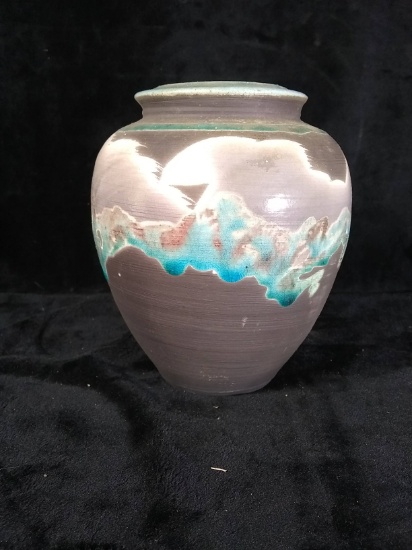 NC Artisan Pottery Vase -signed TWW