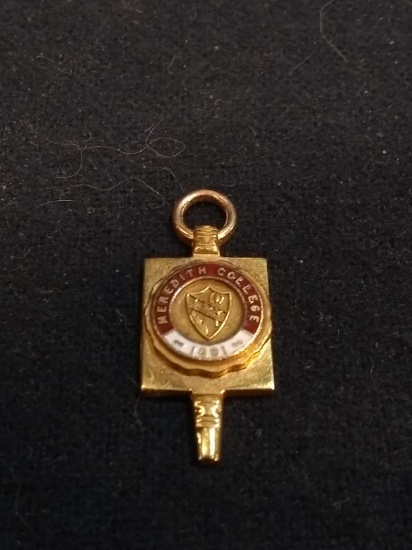 Antique 120th 10kt Gold Meredith College Charm