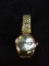 Faux Rolex Oyster Perpetual Date Adjust Gold Tone Men's Watch