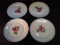 Collection 4 Victoria Austria Rose Plates