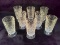 Collection 8 Clear Fostoria Tumblers