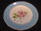 Vintage Hand painted Plate with Flower