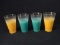 Collection 4 Blenko West Virginia Multicolor Glasses