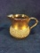 Antique Copper Luster Pitcher-Gold Wash Sand Band