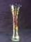 Antique Iridescent Trumpet  Vase