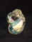 Artisan Studio Art Glass Paperweight-Multicolor Swirl