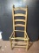 Vintage 4 Rung Ladderback Chair (no bottom)