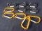 Collection Advertising Gold and Black Carabiners