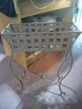 Metal Plant Stand with Assorted Garden Picks ( NO SHIPPING)