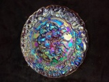 Imperial Iridescent Christmas Plate-12th Day