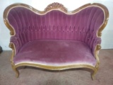 Antique Victorian Tufted Back Sofa