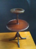 Vintage Mahogany Two Tier Smoking Stand by Ferguson