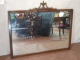 Antique Mahogany Mantel Mirror