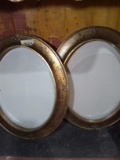 Pair Contemporary Oval Frames