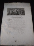 Antique Steel Engraved Lithograph-Excellent Majesty